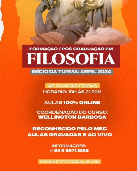Filosofia Turma 3 - 30 Vagas
